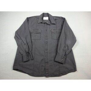 5.11 Tactical Series Shirt Mens XL Long Sleeve Dark Gray Leo EDC Range Rip Stop